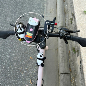 kt猫公路自行车前灯骑行装备配件带喇叭超强灯光防水儿童夜骑专用