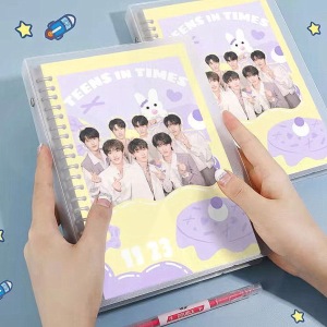 时代少年团笔记本活页方格本少女心手账本子a5b5宋亚轩马嘉祺周边