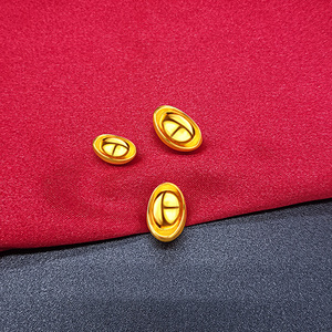 黄金金元宝千足金au9999 实心金条金子收藏品5克10克20克50g