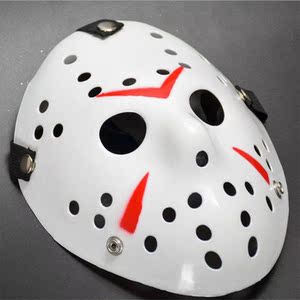 万圣节面具弗莱迪大战杰森 化装舞会派对聚会恐怖树脂杰森面具