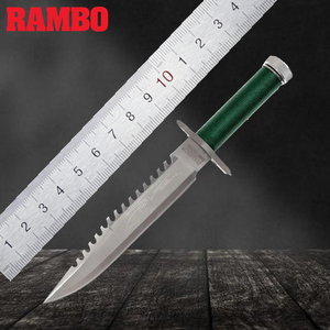 正品美国rambo兰博1史泰龙第一滴血影视道具高端收藏户外野营小刀