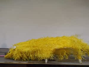 仿真黄鼠狼模型纸扎动物黄鼬工艺品黄皮子小道具黄仙真身供奉摆件