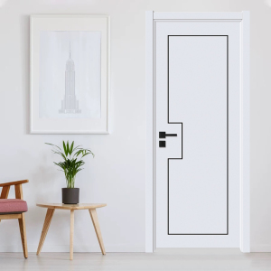 智扬实木复合烤漆门实木门套卫生间门室内门厨房门简约白色卧室门