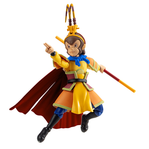 央视动画西游记 孙悟空猴哥齐天c大圣 1/12超可动手办人偶