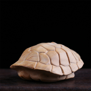 乌龟壳手把件雕刻