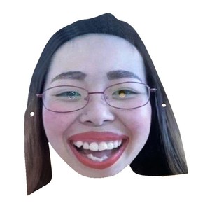 吴彦祖面具女明星面恶头r套婚脸明星脸结假具搞婚搞笑恶搞滑稽脸.