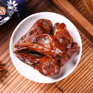 高开乡巴佬鸡头温州特产黑鸡肉黑鸡头童年的回忆鸡头酱卤乡巴佬