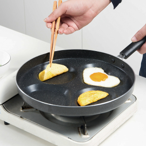 煎蛋神锅电气两用爱心形荷包蛋不粘锅做蛋饺汉堡专用平底锅早餐机