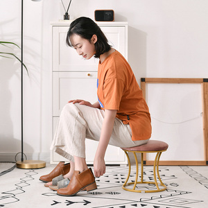 换鞋凳家用门口可坐式穿鞋凳网红坐墩现代简约客厅沙发小凳子矮凳