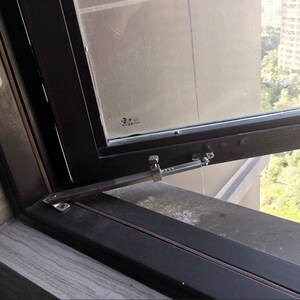 全新升级版304不锈钢窗撑伸缩窗户限位器内外开门窗支撑杆