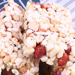 大米糖米花糖红糖烤糖冬米糖炒米块散装浙江台州特色花生营养糕点