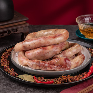 【熟肉肠】内蒙古纯羊肉肉肠无淀粉恩科沙葱羊血肠