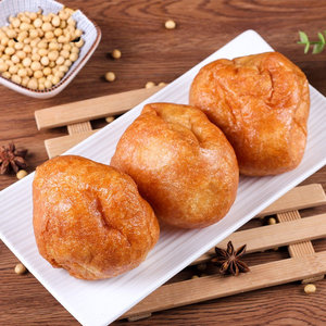 正宗广东油面筋泡空心广州无锡油面筋球丸天津特产