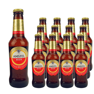 7月下旬amstel红爵啤酒250ml瓶装喜力旗下欧洲品牌全麦芽啤酒