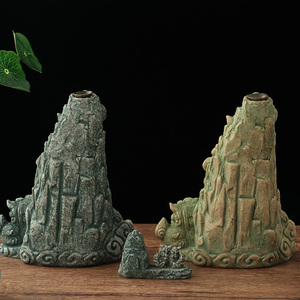 玄灵阁倒流香摆件香架文创香炉家用室内香薰炉全真道w缘泰山石敢