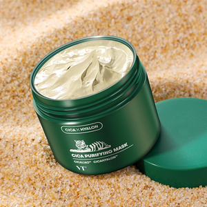 vt老虎泥膜清洁面膜罐装cica积雪草绿泥清洁毛孔黑头粉刺涂抹式