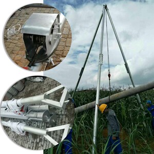 铝合金立杆机电力三角立杆神器人字抱杆水泥立电杆工具扒杆4人付款