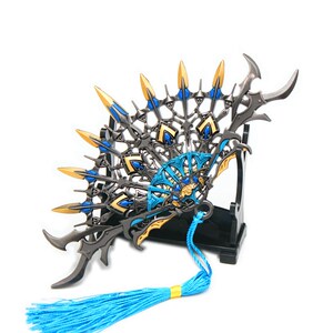 22/新品斗罗兵器m模型唐三孔雀翎大号旋子尘心七杀剑佛唐怒莲可扇
