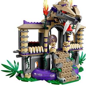 包邮lego乐高积木70749 幻影忍者系列 勇闯狂蟒碉堡 男孩拼装积木