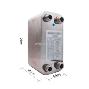 适用房车改装配件热交换器过水热水器水循环不锈钢即热式换热器洗