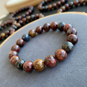 snqp_彼得石手链木变石旺爱情事业异象多宝单圈手串女款男水晶饰