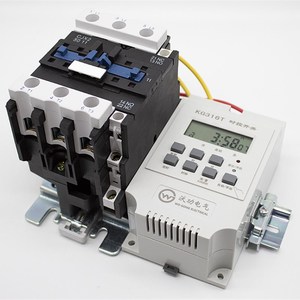 新3kw三相定时l器380v时控开关套装增氧机风机电机时间控制器