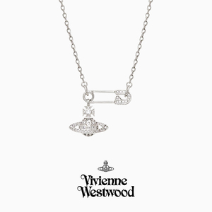 官网Vivienne Westwood薇薇安时尚潮流锁骨链西太后土星别针项链