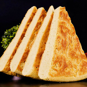 陕西羊肉泡馍锅盔甘肃特产小吃馍馍甘谷锅盔馍早餐糕点点心