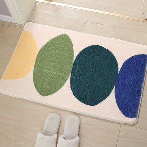 仿羊绒地垫客厅卧室浴室地垫家用防滑地毯ins少女风飘窗毛绒地毯