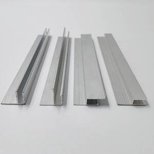 h型卡布灯箱铝型材龙骨软膜边框天花软膜卡槽卡条f码平口铝合金