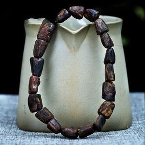 豪迎沉香达拉干沉水随形舍利子沉香佛珠手串手链油性饱满手串10mm