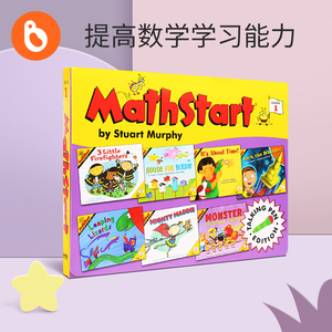 小彼恩点读童书英文原版数学启蒙1阶set 2math start 7册 美国十佳