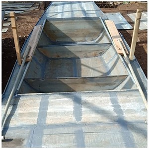 00wpbp33淘宝2022加厚新款铁皮钓鱼t船渔船养殖打鱼铁船小型船