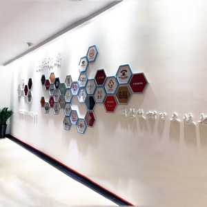 六边形六角相框现代简约高树脂菱形异形原木色照片墙装饰画框定制