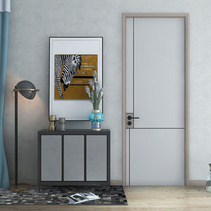 三峰木门整家定制金属压线套色室内门平开厨卫玻璃门卧室套装门现