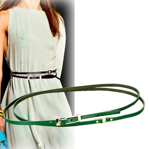 加长细腰带女装饰连衣裙夏超长胖mm大码双层绕两圈束腰皮带