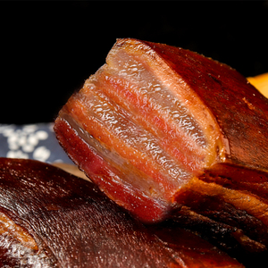 重庆欣晨精品五花腊肉三线肉500g四川特产自制农家烟熏腊肠香肠