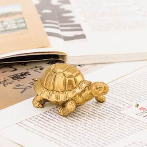 百纳源 黄铜乌龟摆件小铜龟金龟祝寿贺寿礼品家居客厅装饰工艺品