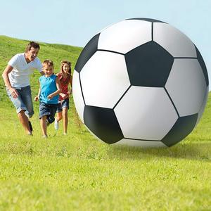 PVC充气产品大号足球户外游戏道具沙滩球学校互动抛接球儿童玩具