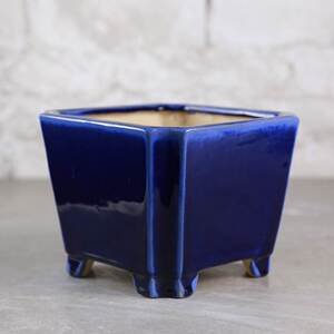 一风堂窑变石湾上釉阳台花盆园艺收边四方斗盆高档多肉盆包邮