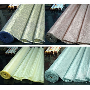 绫布字画装裱材料绫子低温带胶加厚加密机裱画绫子布韩绫托胶锦绫