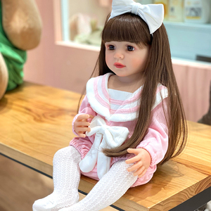仿真娃娃婴儿精致人偶软胶可洗澡小女孩重生全胶女童玩具玩偶人形