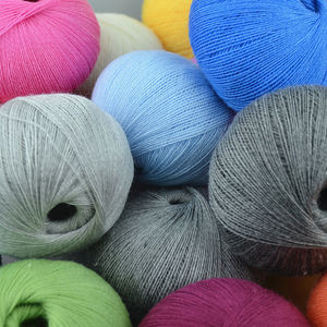 开丝米细毛线开司米毛线球球手工腈纶晴纶线diy羊毛绒配线伴侣线