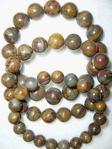 2022精品纯天然女娲石手链女娲五彩石手链10t--16mm手链