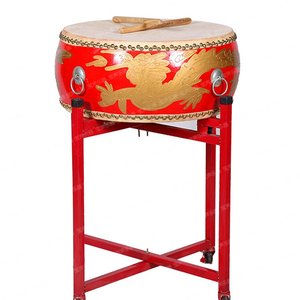 牛皮红鼓龙鼓大鼓锣n鼓战鼓堂鼓舞狮鼓舞蹈课中国鼓演出舞龙扁鼓