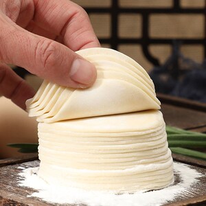 饺子皮馄饨皮儿童新鲜手工加厚水饺皮速食透明煎饺蒸饺皮