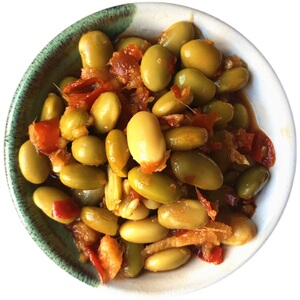 云南易门腌绿豆豉240克 咸脆香辣瓶装水豆豉青豆下饭咸菜2瓶包邮