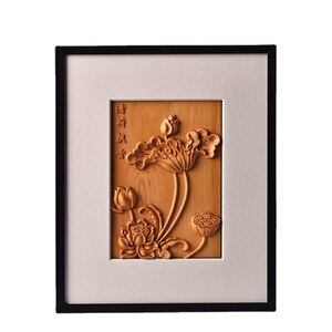 木质浮雕壁画