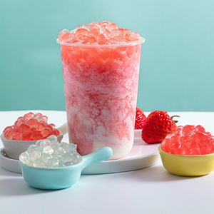 广禧草莓味晶球 免煮寒天脆波波即食脆啵啵多肉粒