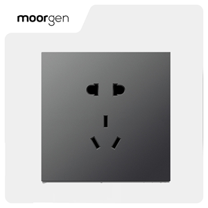 moorgen摩根全屋智能巴厘岛系列配套一体化插座网口面板